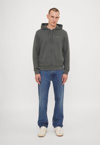 Armani Exchange FELPA - Mikina so zipsom - urban chic/granite