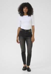 Kaffe WILLOW  - Džíny Slim Fit - dark grey wash