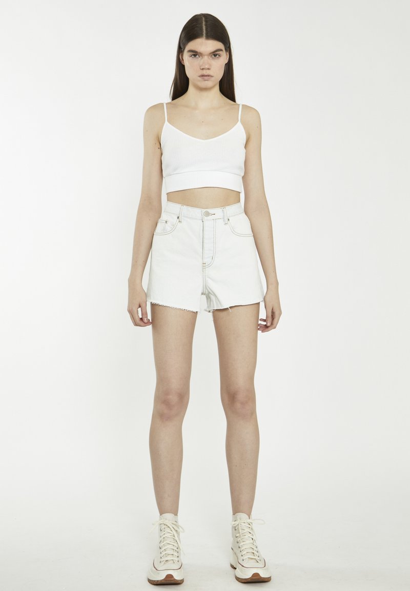 Glamorous BLEACH WASH Jeans Shorts bleach wash/white denim Zalando.at