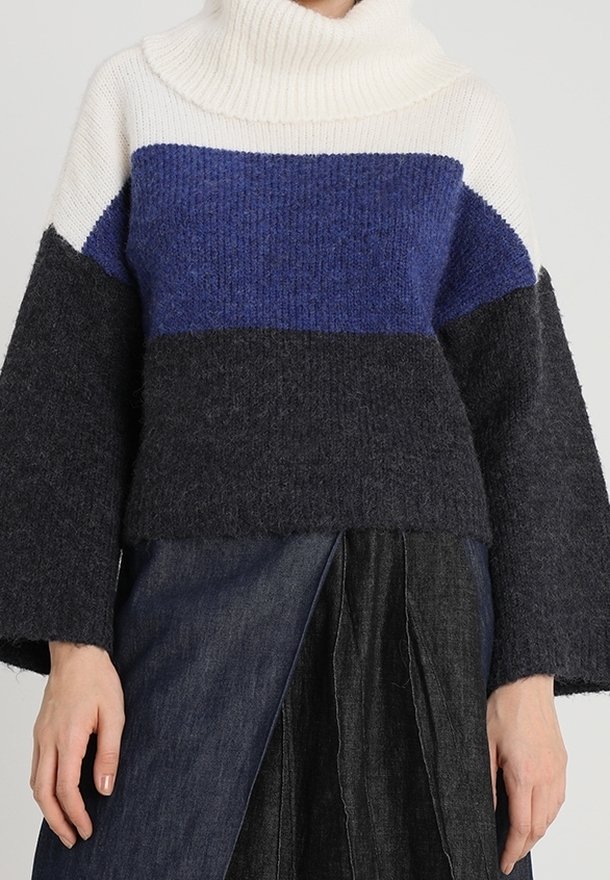 ONLY Strickpullover - dark grey