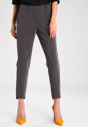 Chinos - mottled dark grey