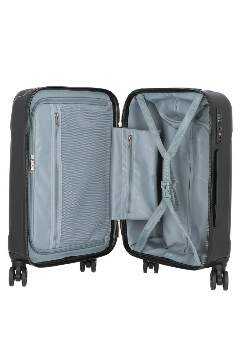 Teleskopgriff Koffer Ersatzteil BUGATTI Kabinen-Koffer Für Damen Und Herren  | Kleiner Cabin-Trolley 36 X 22 X 54 Cm Aus Hochwertigem, Stoßfestem ABS  Material | Erweiterbar & TSA Schloss| Valencia 2.0 Serie Kleiner Koffer