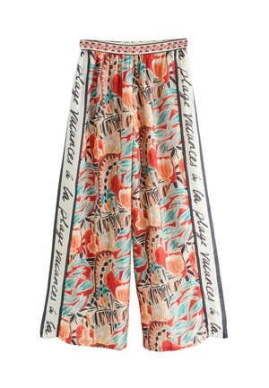 PALAZZO WIDE LEG  - Nadrágok - rust red