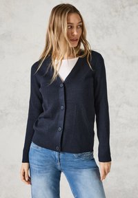 Cecil MIT STRUKTUR - Strickjacke - blau