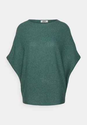 JDY Behave BATSLEEVE - Maglione Donna A Maglia Fine Grigio Scuro, Maniche A Pipistrello, Taglia 42