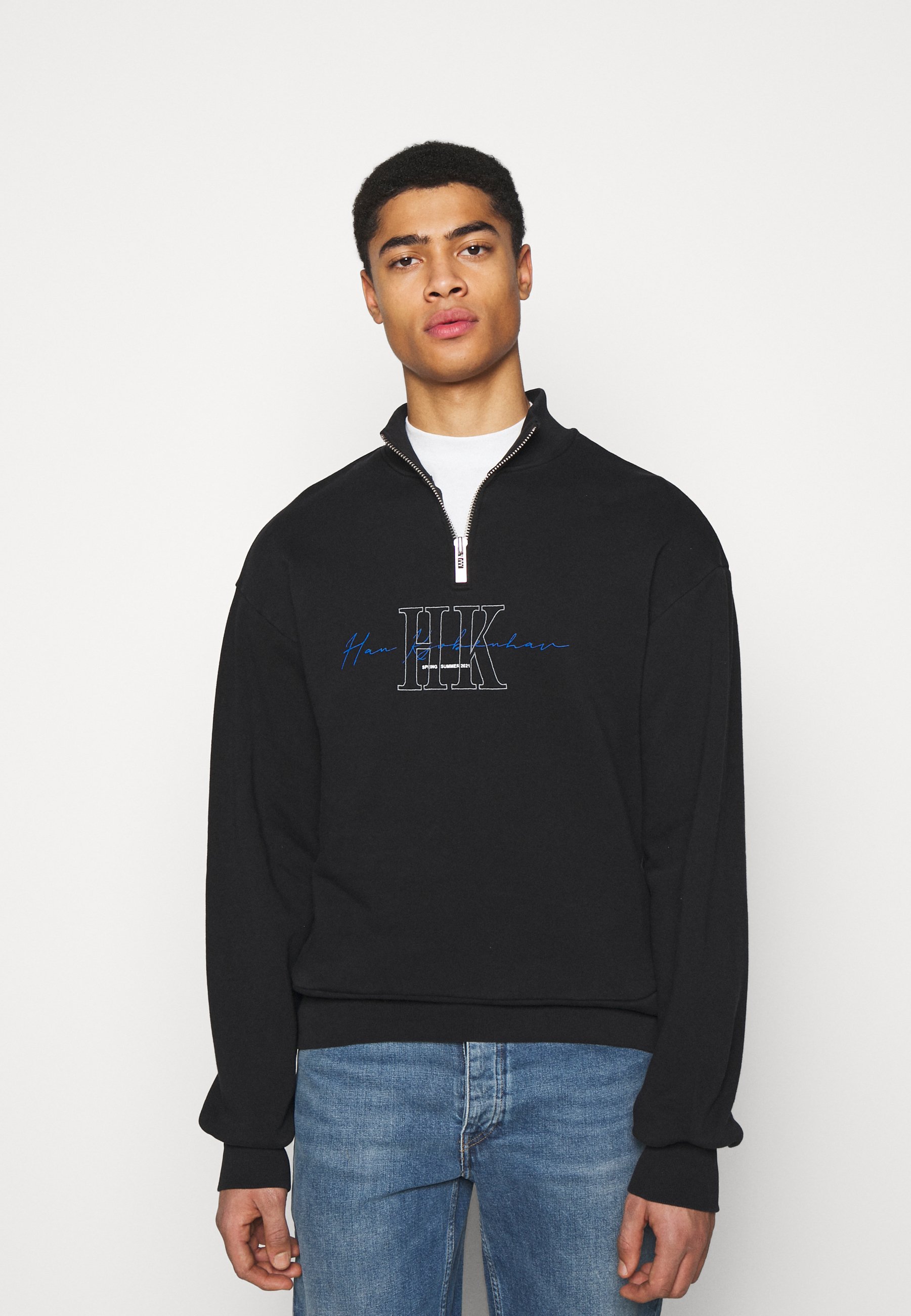 half zip sweat