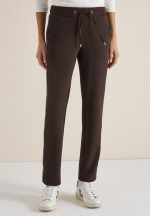 MIT TAPE-DETAIL - Jogginghose - braun