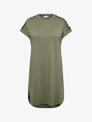 ONLY Carmakoma, DRESS CARLISE MIDI DRESS - Džersejové šaty - smokey olive