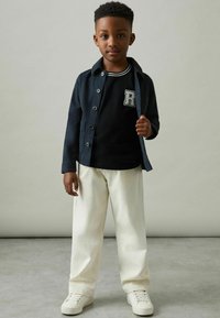 Reiss Apdrukāts T-krekls - navy
