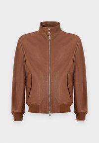 MOINER - Chaqueta de cuero - medium brown