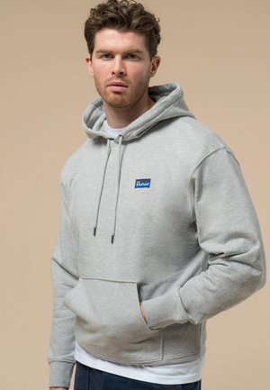 À  AVEC LOGO ORIGINAL  - Jersey con capucha - athl grey heathe