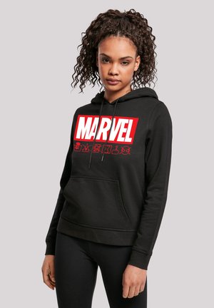 F4NT4STIC MARVEL LOGO WASHED CARE - Sweatshirt - black