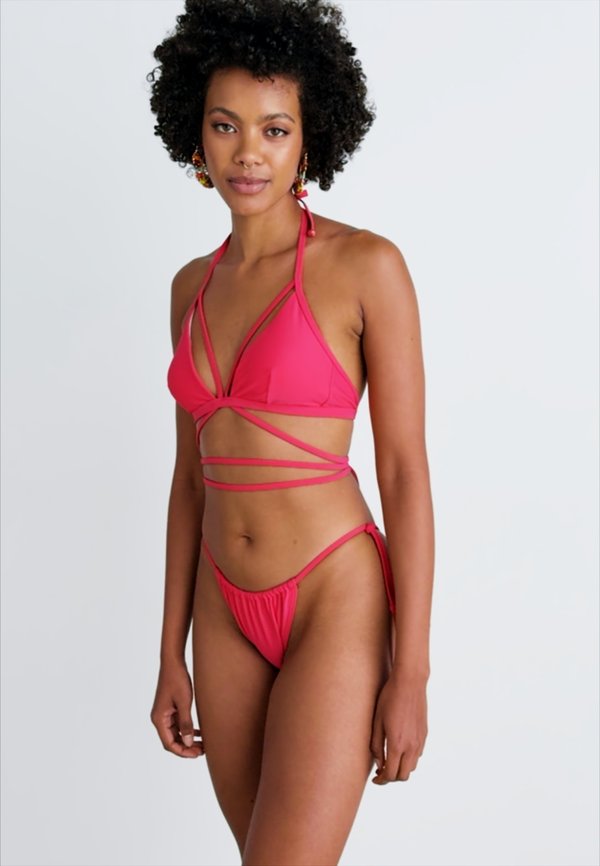 LSCN BY LASCANA TRIANGLE - Bikini top - raspberry2