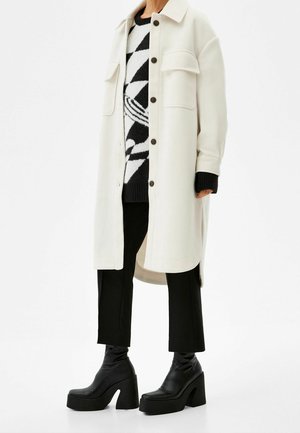 Abrigo clásico - off-white