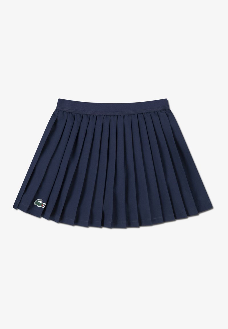 Lacoste LOGO SPORT PLEATED SKIRT - Minikjol - marine