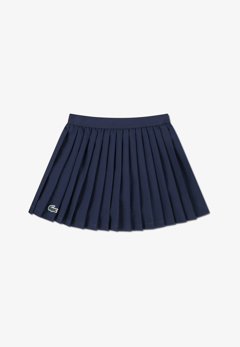 Lacoste LOGO SPORT PLEATED SKIRT - Minissaia - marine