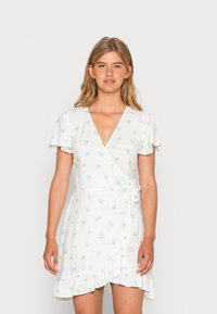 Even&Odd Vestido de dia - white/blue