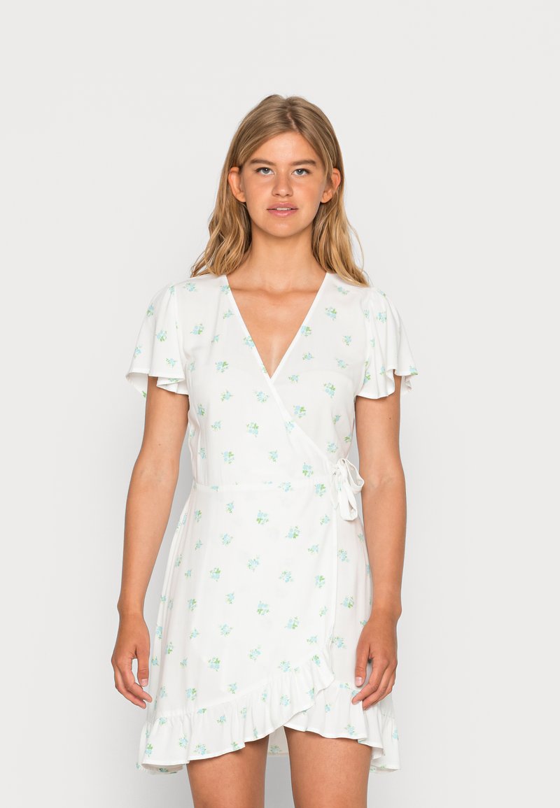 Even&Odd Vestido de dia - white/blue