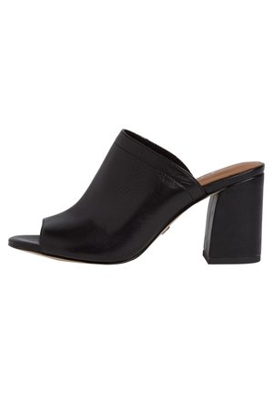 Tamaris Mules à talons - black