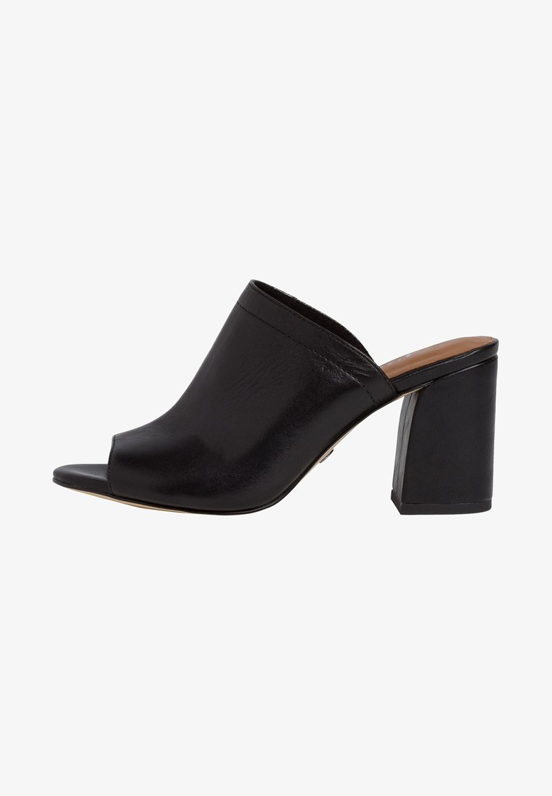 Tamaris Mules à talons - black