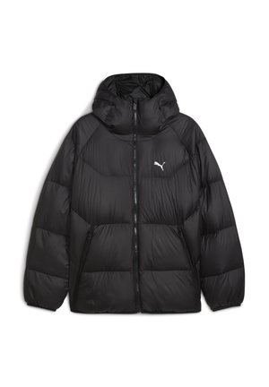 PUFFER MIT KAPUZE - Daunenjacke - black