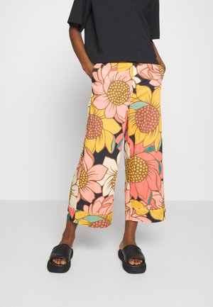 COLORFUL SUNFLOWERS PANTS - Pantalon classique - multi-coloured