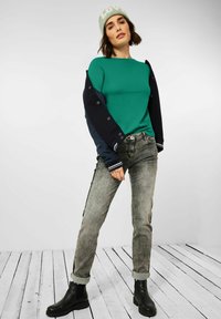 Cecil UNIFARBE - Langarmshirt - grün