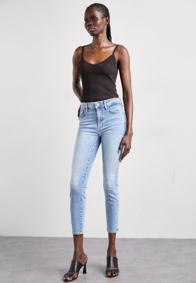 FRAME HIGH CROP - Aptempti džinsai - light-blue denim