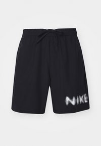 Pantaloncini sportivi - black/(white)