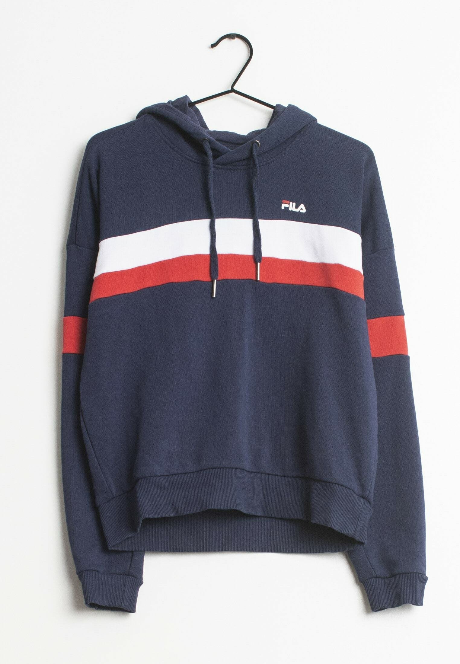 fila hoodie blauw