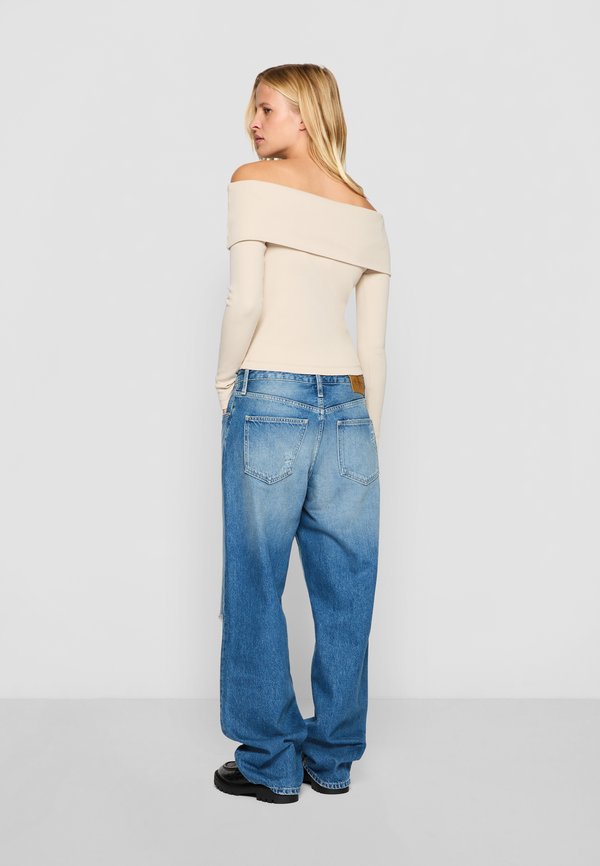 EXCLUSIVE OFF SHOULDER  - Long sleeved top - classic beige3