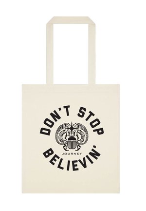 ROCK BAND DON’T STOP BELIEVIN' GRAPHIC - Shopping bags - natural