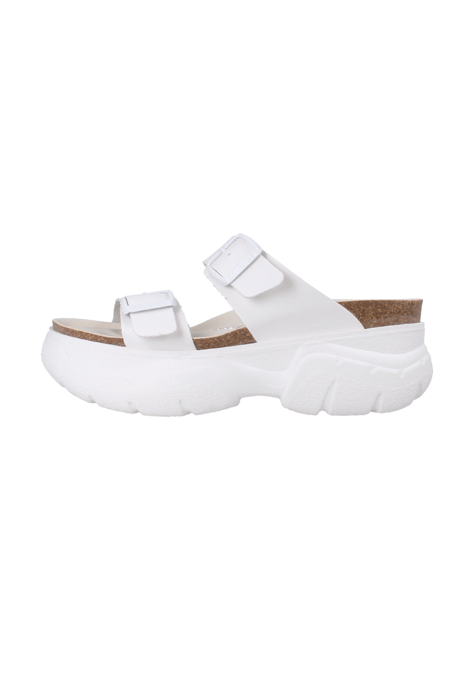 90s platform sandals white