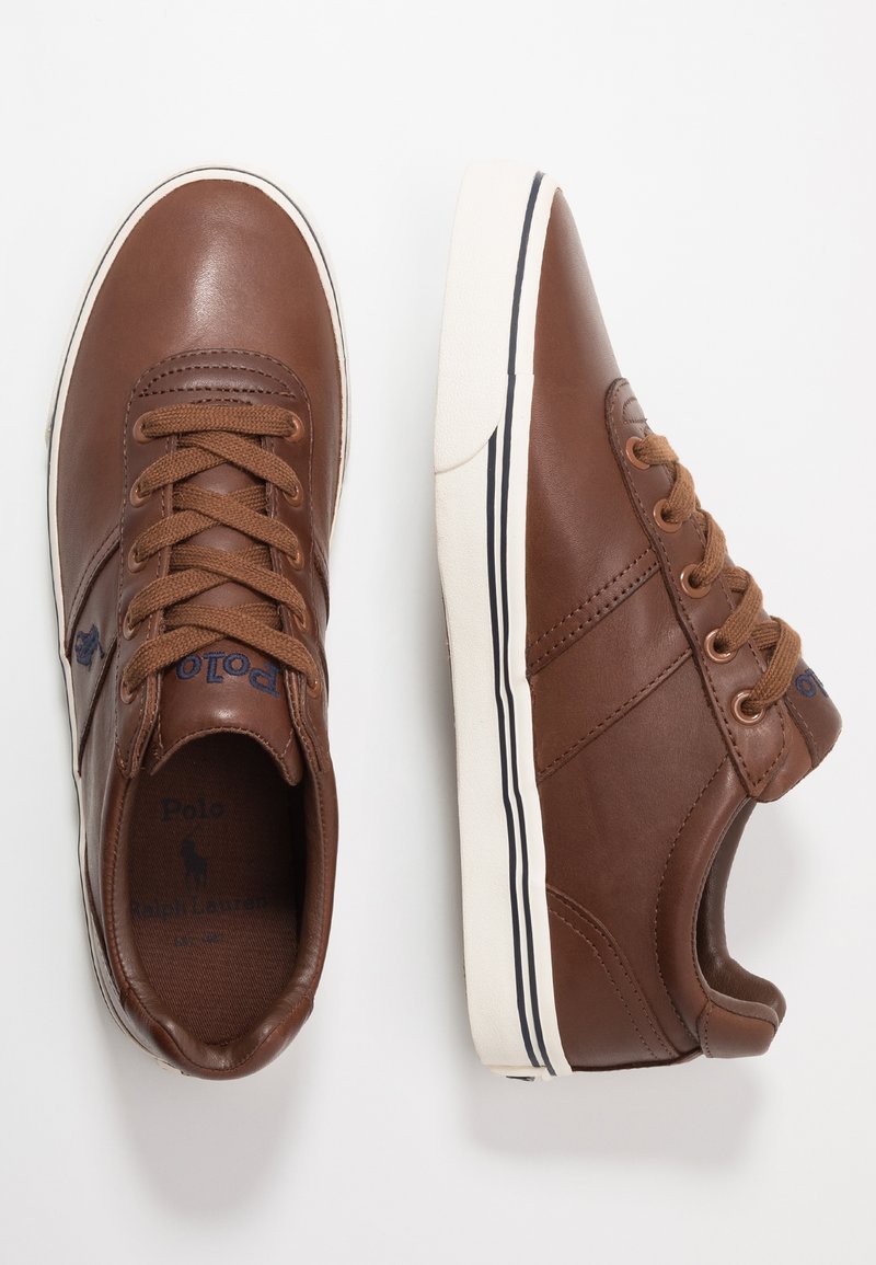 ralph lauren hanford trainers brown