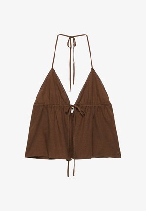 PULL&BEAR, Top - dark brown