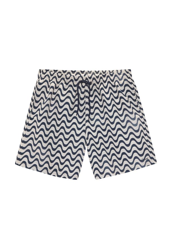 Badeshorts - marine bedruckt