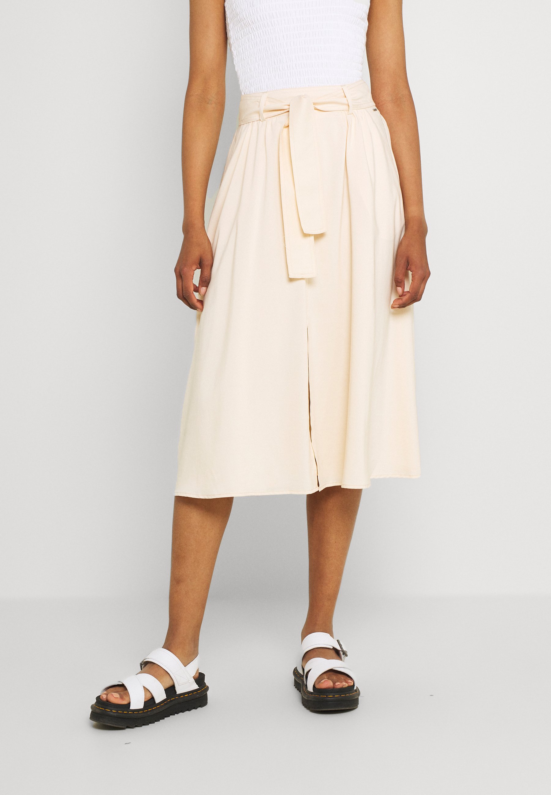 Pepe Jeans MAYA - A-line skirt - stone/beige - Zalando.ie