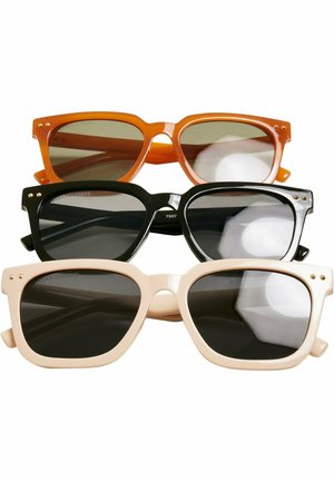 UNISEX CHICAGO 3PACK - Sunglasses - black brown lightbeige