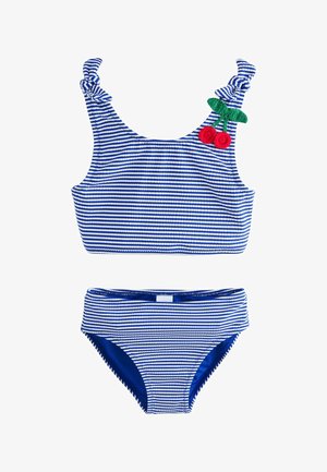 Next, REGULAR FIT - BIKINI . - Bikini - navy blue cherry stripe crinkle