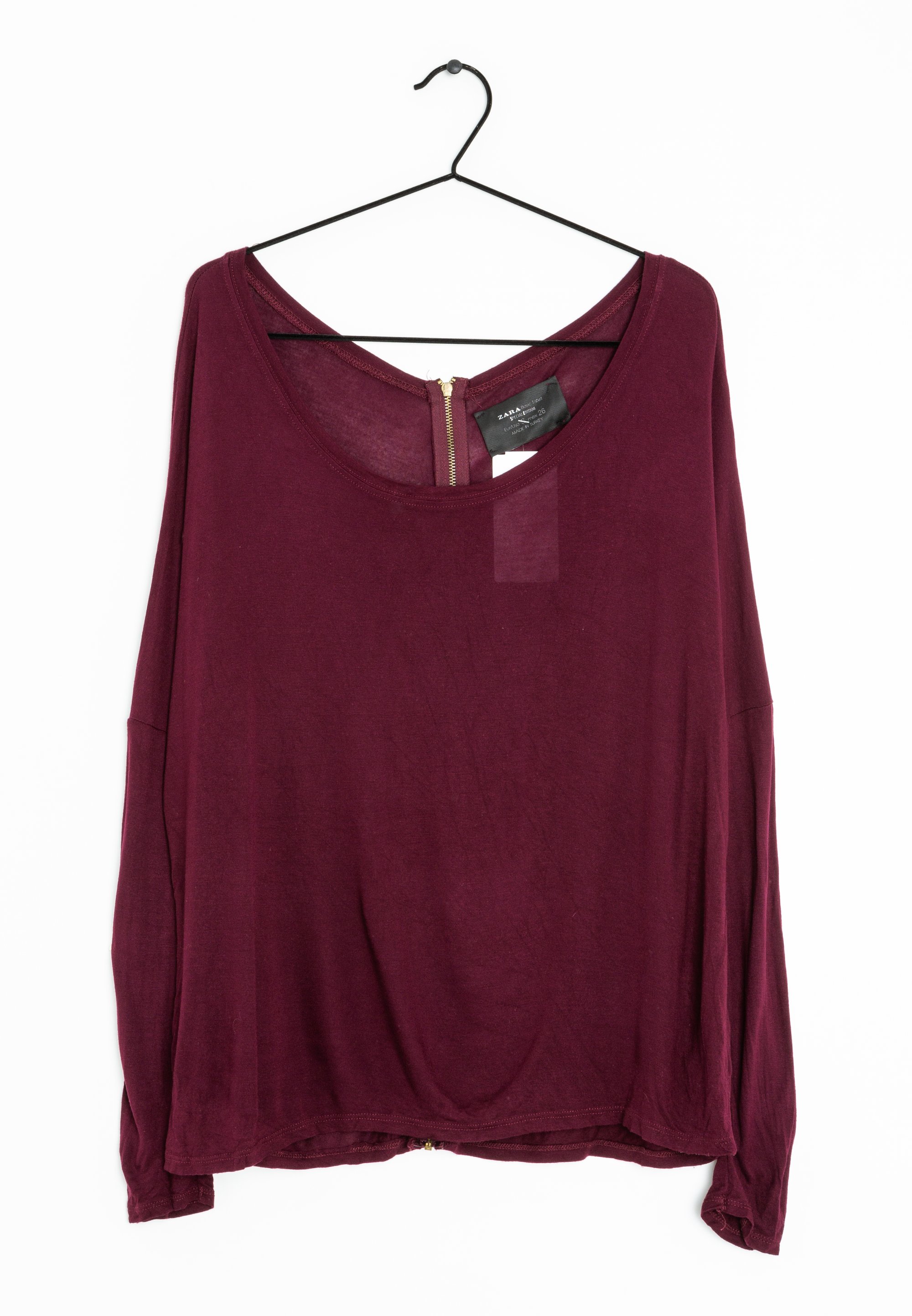 Zara T-shirt à manches longues red/rouge (Seconde main) ZALANDO