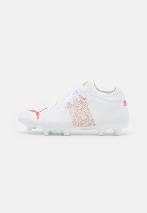 FUTURE Z 4.1 FG/AG - Moulded stud football boots - white/red blast