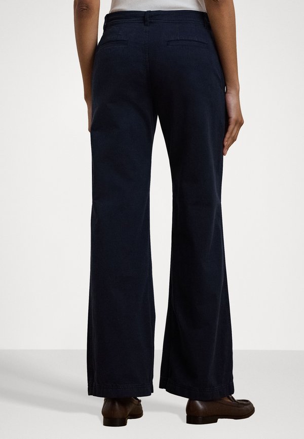 COTTON TWILL WIDE LEG PANT - Trousers2