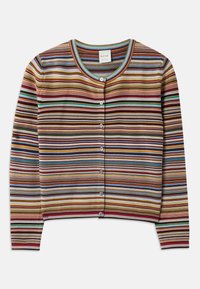 WOMENS KNITTED CARDIGAN BUTTON THRU - Cardigan - multi-coloured