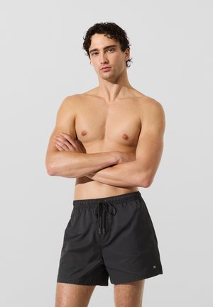 MONOGRAM PIN - Shorts da mare - black