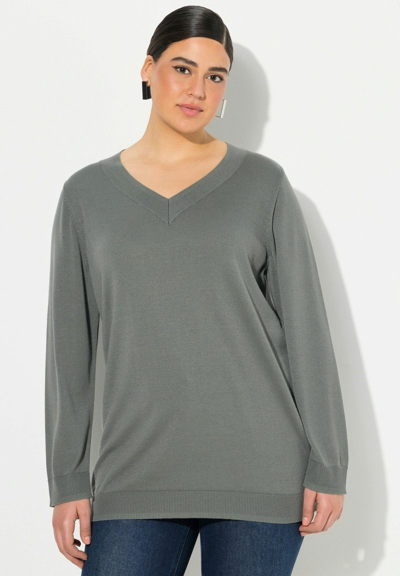 Ulla Popken Maglione - gray green
