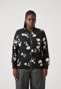 Vero Moda Curve VMNEWHALLIE - Bomber Jacket - black/paya