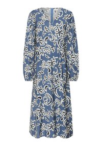Kaffe DAHLIA - Dnevna haljina - bering sea white paisley
