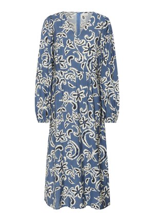Kaffe DAHLIA - Freizeitkleid - bering sea white paisley