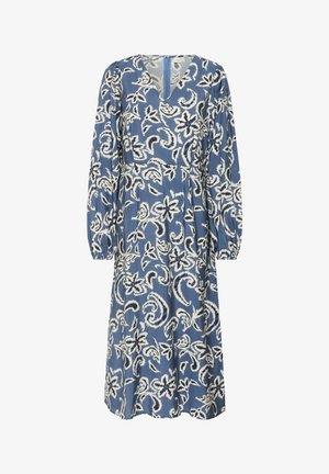 Kaffe DAHLIA - Freizeitkleid - bering sea white paisley