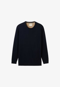 Non selezionato, knitted navy melange